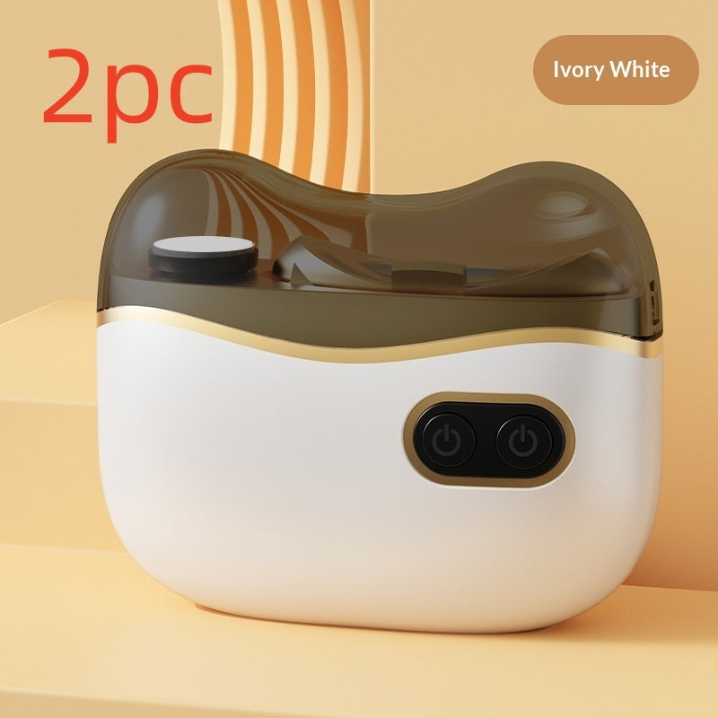 Quiet Portable Electric Nail Clipper - Cordless Rechargeable Nail Trimmer for Home Use, Safe No-Pinch Design for Fingernails and Toenails