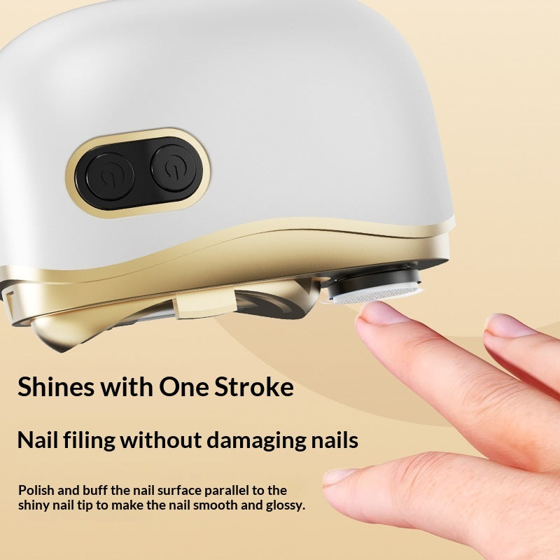 Quiet Portable Electric Nail Clipper - Cordless Rechargeable Nail Trimmer for Home Use, Safe No-Pinch Design for Fingernails and Toenails